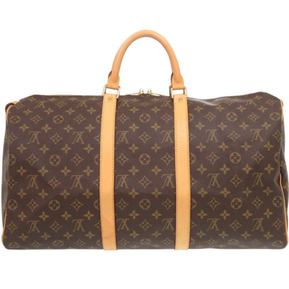 LOUIS VUITTON Brown Monogram Keepall 50 Boston Bag - Picture 2 of 10